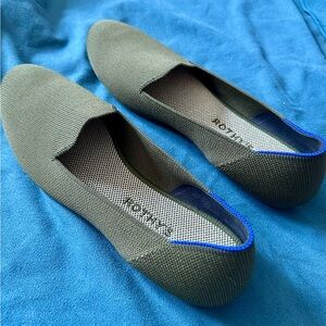 Rothy's Women's Green loafers size 10